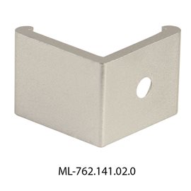 ML-762.141.02.0 Plastový stříbrný úchyt k profilu RS, RD
