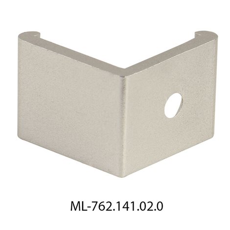 ML-762.141.02.0 Plastový stříbrný úchyt k profilu RS, RD