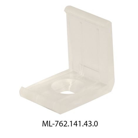 ML-762.141.43.0 Plastový transparentní úchyt k profilu RS, RD