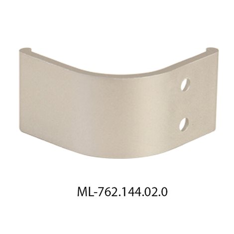 ML-762.144.02.0 Plastový stříbrný úchyt k profilu RL, RH