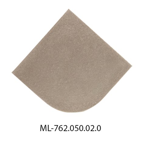 ML-762.050.02.0 Koncovka pro RH bez otvoru, stříbrná barva, 1 ks