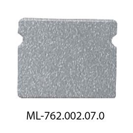 ML-762.002.07.0 Koncovka bez otvoru pro PT stříbrná barva, 1 ks