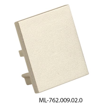 ML-762.009.02.0 Koncovka bez otvoru pro PB, stříbrná barva, 1 ks