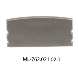 ML-762.021.02.0 Koncovka pro PH bez otvoru, stříbrná barva, 1 ks