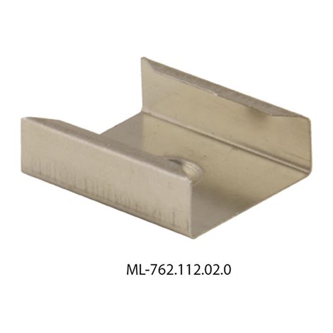 ML-762.112.02.0 Kovový úchyt k profilu PP