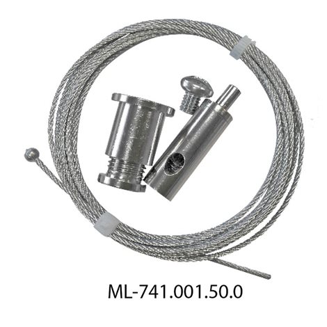 ML-741.001.50.0 Plynule nastavitelný závěs 2m pro profil ZX 2