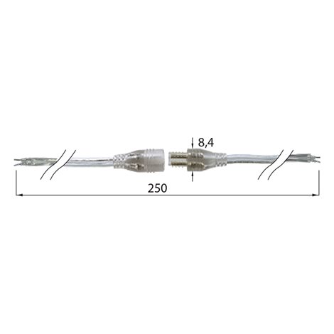 ML-112.009.90.0 Propojovací konektor IP54 - volný konec