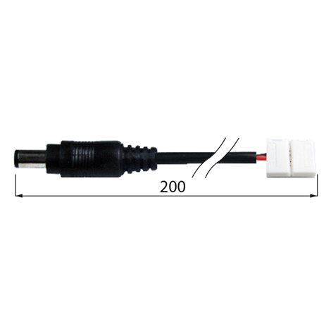 ML-112.023.90.0 Power konektor pro LED pásky o šíři 10 mm - vidlice s připojením k pásku