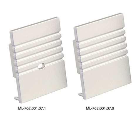 ML-761.001.07.2 Přisazený hliníkový profil PC, 35x43 mm, včetně mléčného difuzoru, 2 m 4