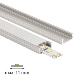 ML-761.101.74.2 Přisazený hliníkový profil PG2 16x8mm bez difuzoru 2m