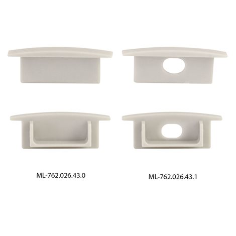 ML-761.026.43.2 Vestavný hliníkový profil VD, 30x10 mm, včetně mléčného difuzoru, 2 m 4