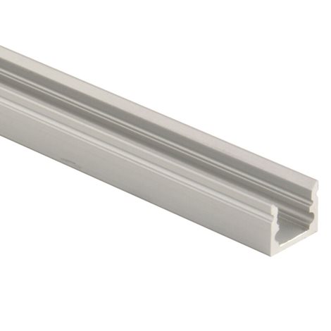 ML-761.003.07.2 Přisazený hliníkový profil PT, 10x8 mm, včetně čirého difuzoru, 2 m 1