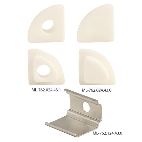 ML-761.024.43.2 Rohový PMMA vlhkotěsný profil RA, 10x10mm, vč. mléčného difuzoru, 2m 3