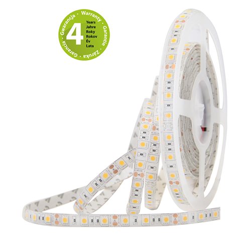 ML-121.606.60.0 LED pásek SMD5050 CW, 60LED/m, 14,4W/m, 1132lm/m, IP54, DC 12V, 10mm, 5m 2