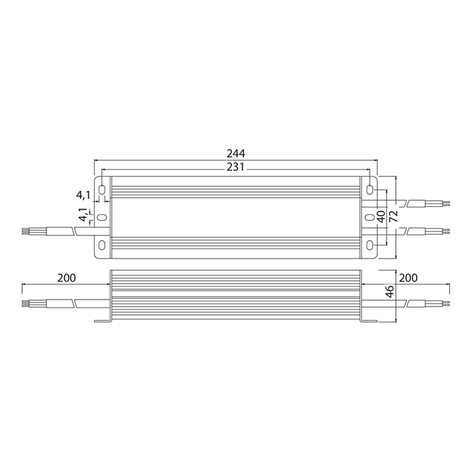 ML-732.031.45.0 Napájecí zdroj 150 W, DC12V/12,5A, IP67, hliníkové provedení 3