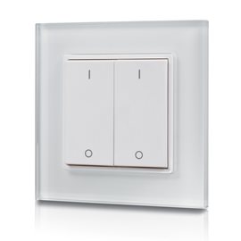 ML-910.602.22.0 RF nástěnný ovladač - řízení jasu, 2 zóny