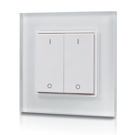 ML-910.602.22.0 RF nástěnný ovladač - řízení jasu, 2 zóny 1