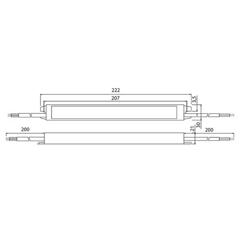 ML-732.037.45.0 Napájecí zdroj 40 W, DC12V/3,33A, IP67, hliníkové provedení 2