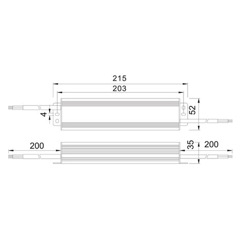 ML-732.039.45.0 Napájecí zdroj 80 W, DC12V/6,67A, IP67, hliníkové provedení 2