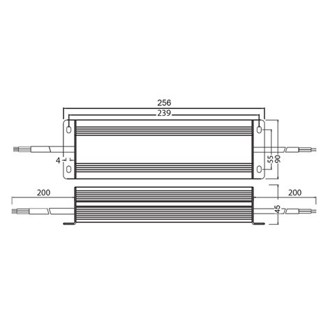 ML-732.036.45.1 Napájecí zdroj 250 W, DC24V/10,42A, IP67, hliníkové provedení 2