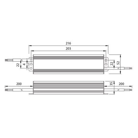ML-732.060.45.1 Napájecí zdroj 100 W, DC24V/4,17A, IP67, hliníkové provedení 2