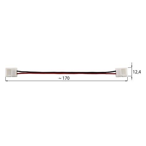ML-112.002.21.3 Flexibilní spojka jednobarevných LED pásků šíře 8 mm, 2 piny, pro 120x3528 2