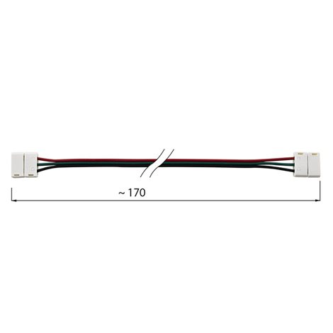 ML-112.002.21.4 Flexibilní spojka double white LED pásků šíře 10 mm, 3 piny 1