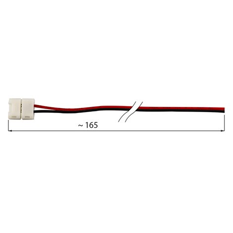 ML-112.003.21.3 Připojovací konektor jednobarevných LED pásků šíře 8 mm, 2 piny, pro 120x3528 1