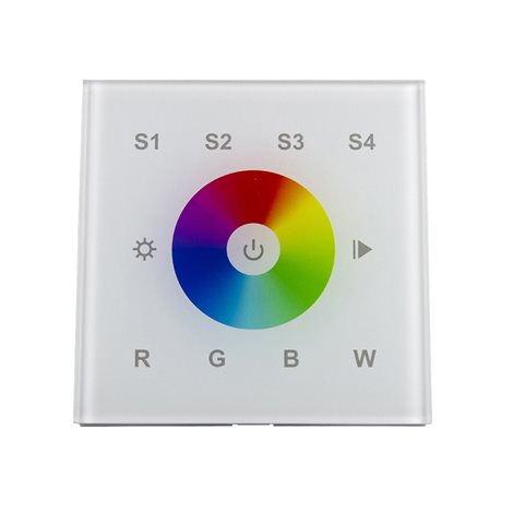 ML-910.843.22.0 RF nástěnný ovladač - RGBW, 1 zóna, AC napájení 1