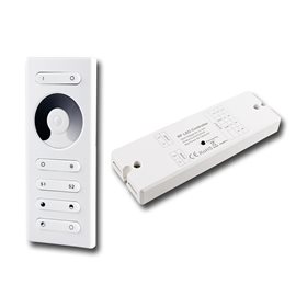 ML-910.509.22.1 Sada RF ovladač - řízení jasu, 1 zóna, bílý + přijímač