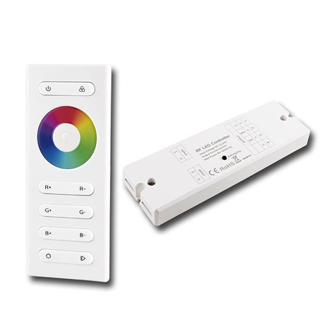 ML-910.546.22.1 Sada RF ovladač - RGB, 1 zóna, bílý + přijímač