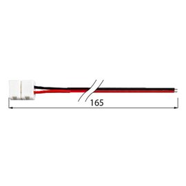ML-112.003.21.2 Připojovací konektor jednobarevných LED pásků šíře 10 mm, 2 piny