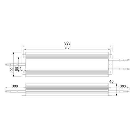 ML-732.058.45.1 Napájecí zdroj 300 W, DC24V/12,5 A, IP67, hliníkové provedení 2