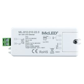 ML-910.010.22.0 Stmívač pro řízení jasu potenciometrem, 0/1-10V, 1 kanál 8A