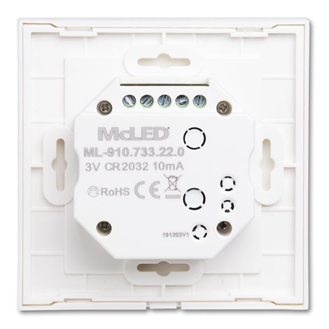 ML-910.733.22.0 RF otočný nástěnný ovladač – RGB, 1 zóna 2