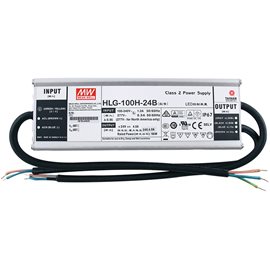 ML-732.215.58.1 Napájecí zdroj Mean Well HLG-100H-24B, 100 W, DC24V/4A, IP67, kovové provedení