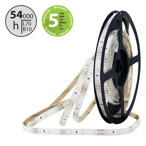 ML-121.212.60.0 LED pásek SMD3528 studeně bílý, 60LED/m, IP54, DC 12V, 8mm, 5m