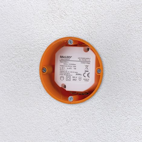 ML-732.082.11.0 Napájecí zdroj 12W, DC12V/1A, IP67, do elektroinstalační krabice 3