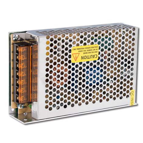 ML-732.054.45.0 Napájecí zdroj 150W, DC12V/12,5A, IP20, kovové provedení 3