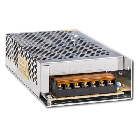 ML-732.054.45.0 Napájecí zdroj 150W, DC12V/12,5A, IP20, kovové provedení 1