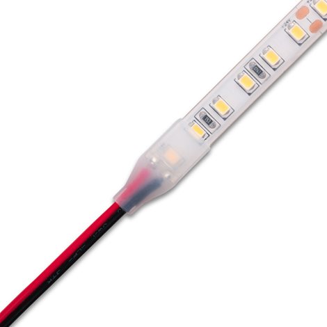 ML-110.034.90.1 Silikonová koncovka - přívod napájení pro pásky IP67 šíře 10mm, otvor 2 x 4 mm, 1ks 2