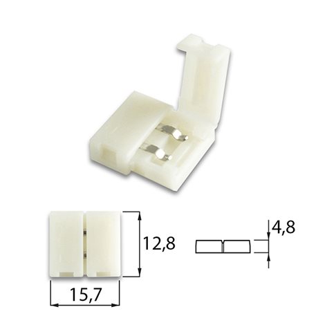 ML-112.001.21.1 Spojka jednobarevných LED pásků šíře 8 mm, 2 piny 4