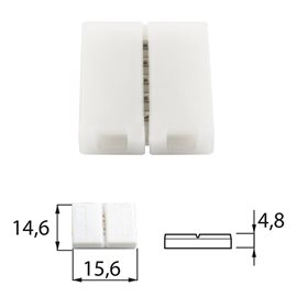 ML-112.001.21.5 Spojka RGB LED pásků šíře 10 mm, 4 piny