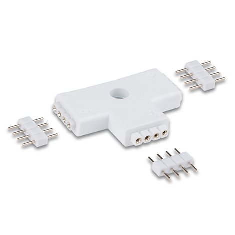 ML-111.023.21.5 Propojovací konektor tvar T pro RGB LED pásky 10 mm 2