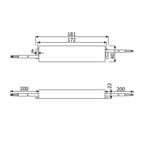 ML-732.085.45.0 Napájecí zdroj 60W, DC12V/5A, IP67, hliníkové provedení 2