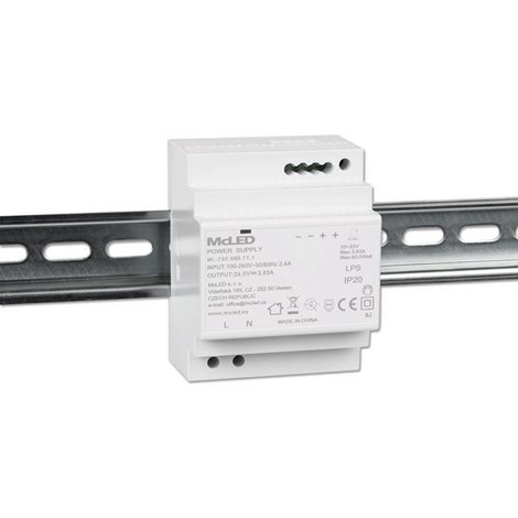 ML-732.080.11.1 Napájecí zdroj 90W, DC24V/3,83A, IP20, na DIN lištu 2