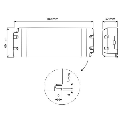 ML-732.074.11.0 Napájecí zdroj 100W, DC12V/8,3A, IP20, plastové provedení se svorkovnicí 2