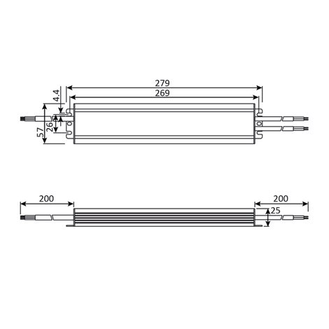 ML-732.088.45.1 Napájecí zdroj 150W, DC24V/6,25A, IP67, hliníkové provedení 2