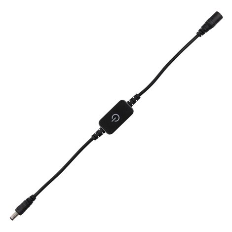 ML-113.007.02.0 Dotykový stmívač s power konektory, černá barva, max. 6A 1