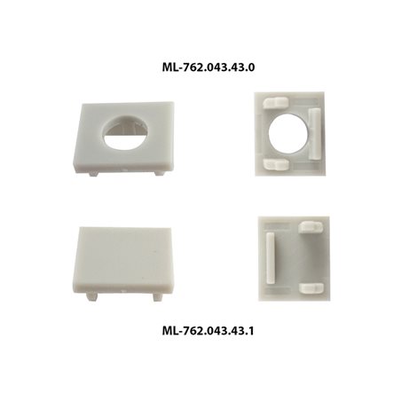 ML-761.043.43.1 Hliníkový profil pro obklady a dlažbu DP, 33x11mm, vč. mléčného difuzoru, 1m 2